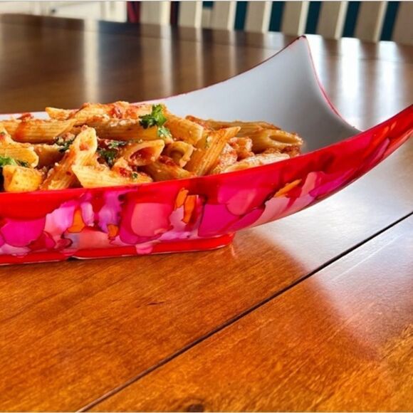 HANDCRAFTED Porcelain Serving Bowl/Platter - Picture 3 of 13